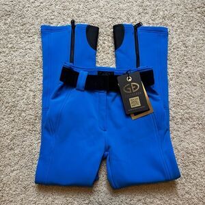 Goldbergh Pippa Ski Pants Waterproof Blue Black NWT US 8 Electric Blue